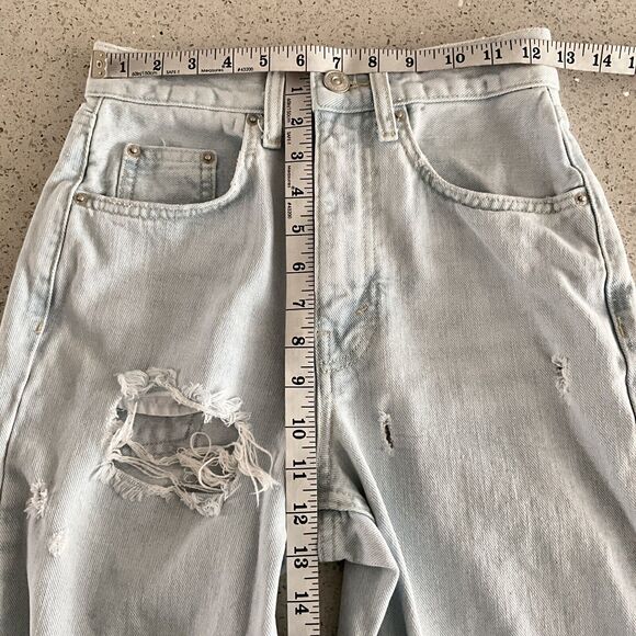BDG Urban Outfitters Jeans Blue Distressed High-Rise Baggy 24 - Picture 6 of 12